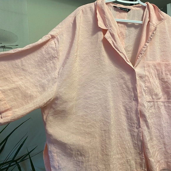 Zara Oversized Shirt - Picture 2 of 3